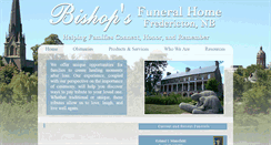 Desktop Screenshot of bishopsfuneralhome.com